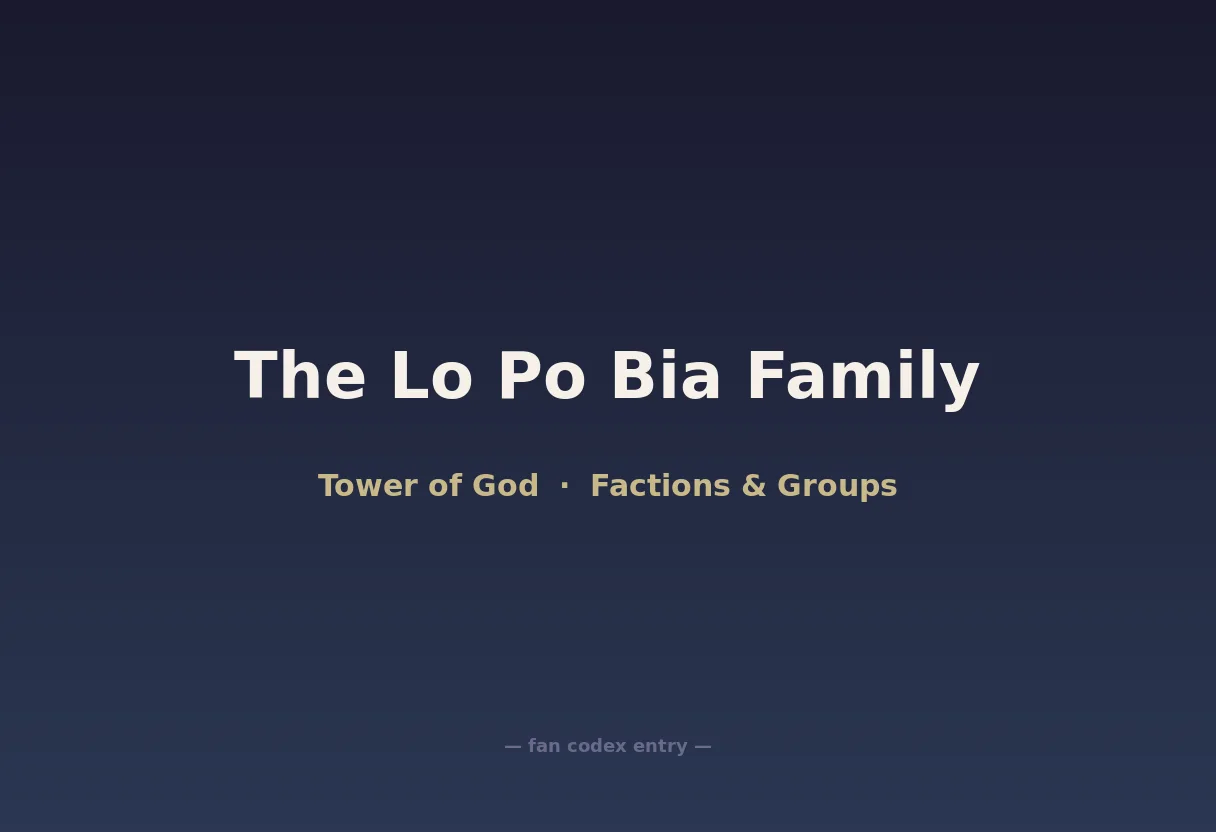 The Lo Po Bia Family
