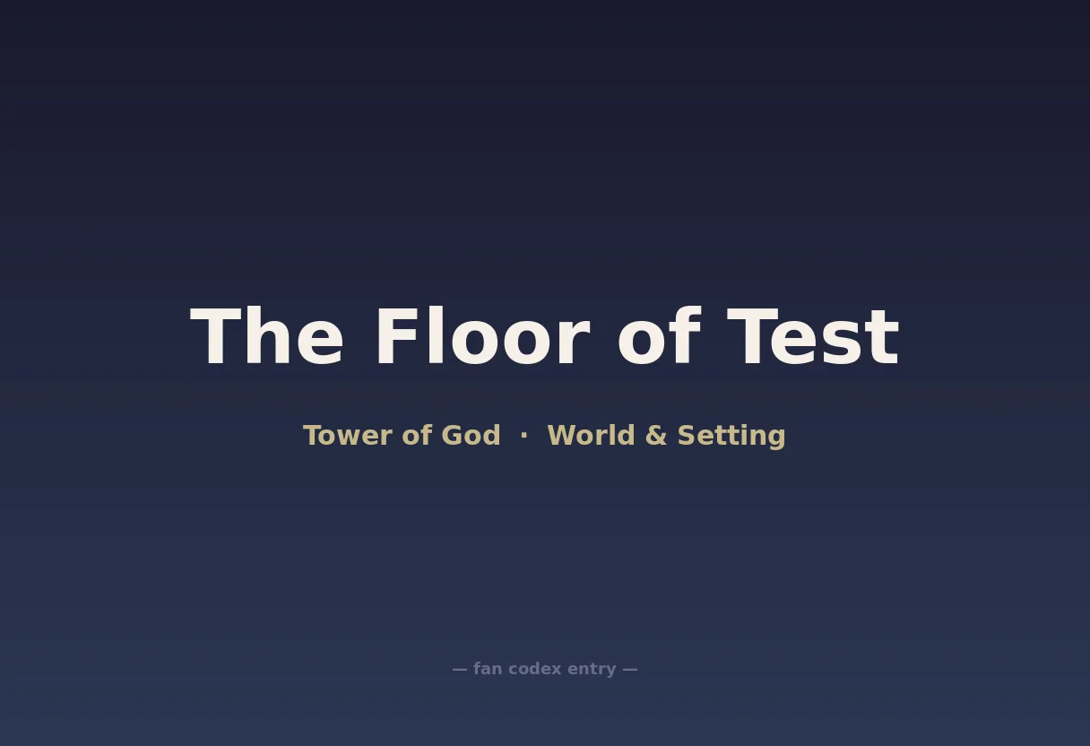 The Floor of Test